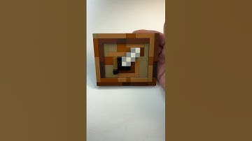Lego Minecraft Item Frame (tutorial) #shorts