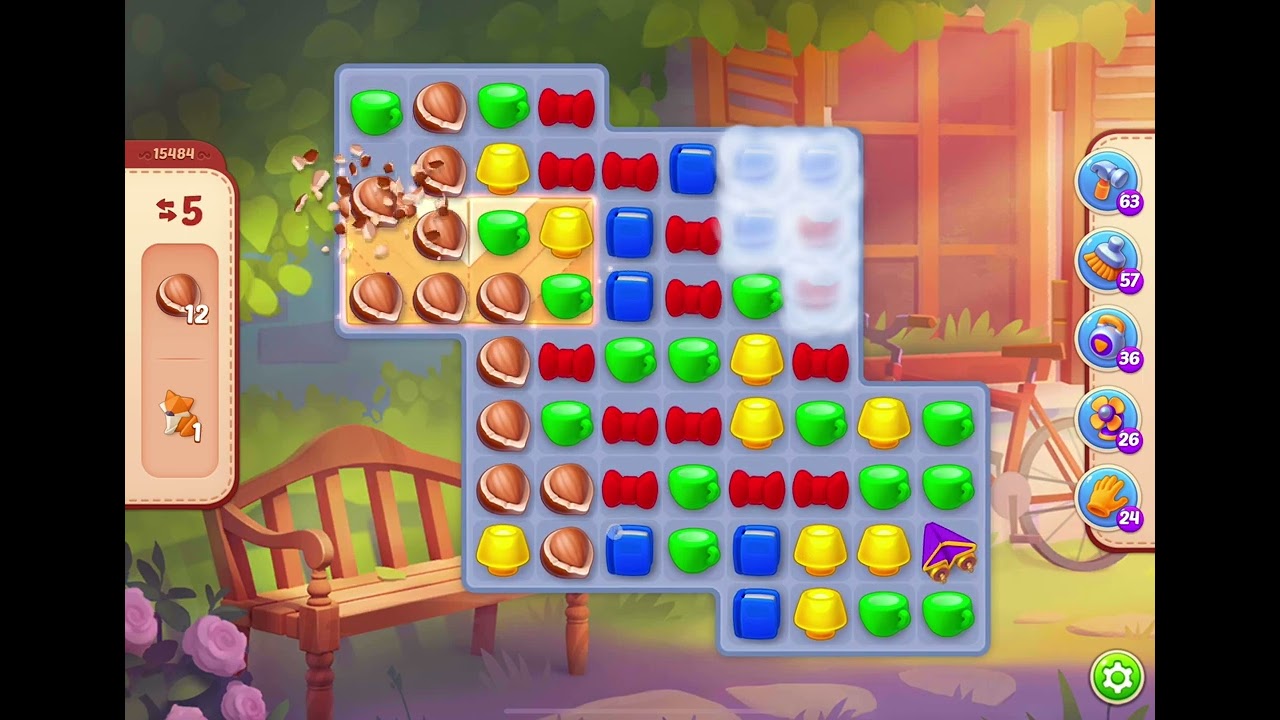 HomeScapes Level 15484 no boosters