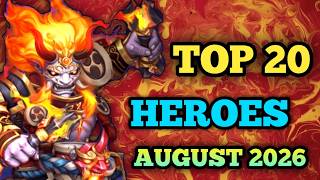 TOP 20 HEROES | AUGUST 2026 | Castle Clash screenshot 4