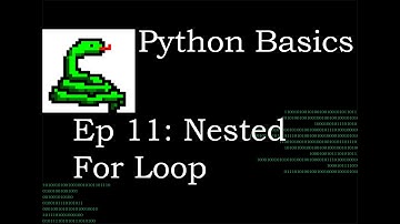 Python Basics Nested For loop