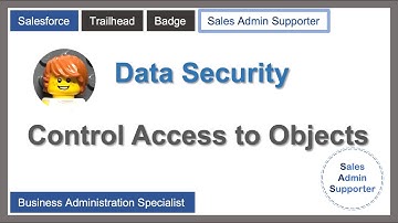 [SAS] Data Security-Control Access to Objects [Salesforce][Trailhead][Badge]