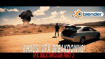 Blender 3d/Aftereffects Explosion vfx walkthrough: Part 2- Featuring the KHAOS Explosion add-on