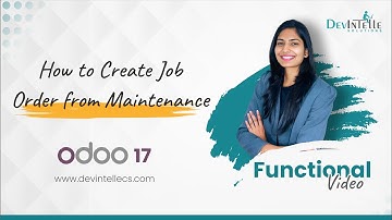 How to Create Job Order from Maintenance in Odoo | Maintenance Request