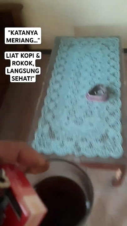 Katanya Meriang, Eh Liat Kopi Sama Rokok Langsung Sembuh! 😂☕🚬