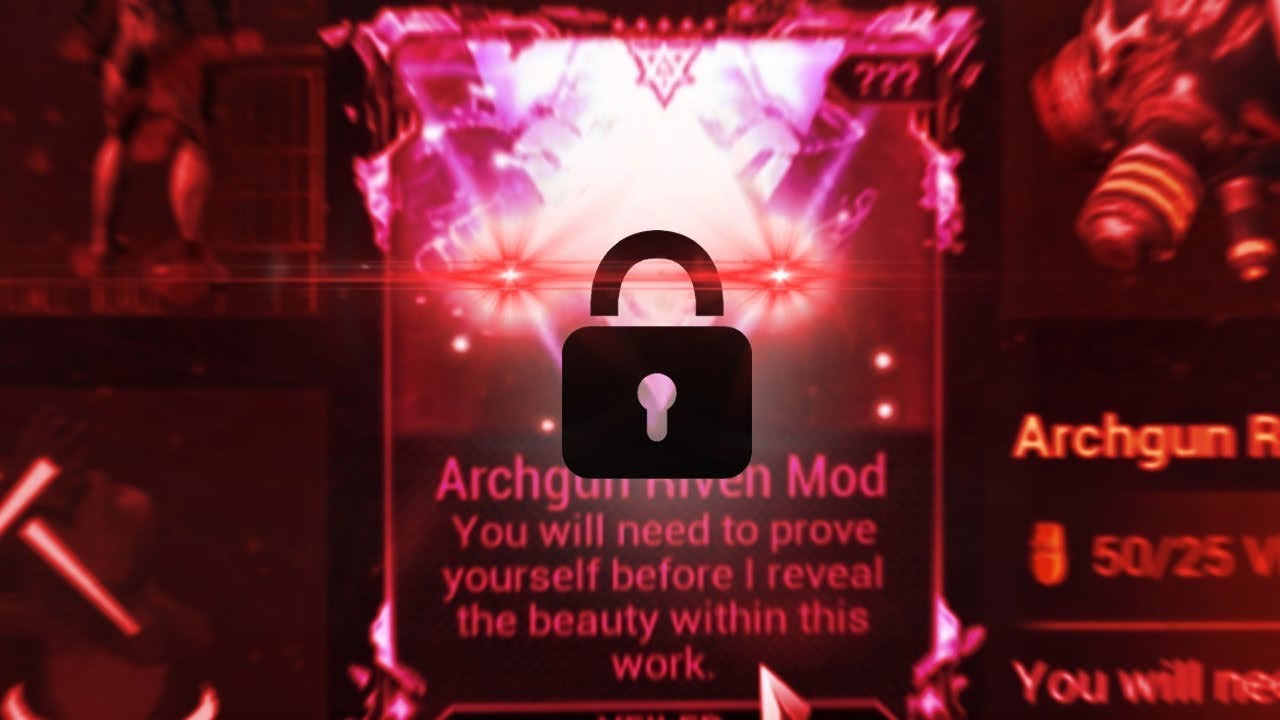 Warframe - My First Unlock Archgun Riven Mod!