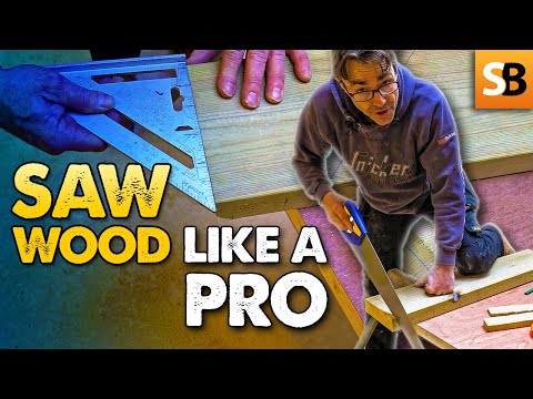 How to Saw Wood Like a Pro! Robin Clevett Tutorial