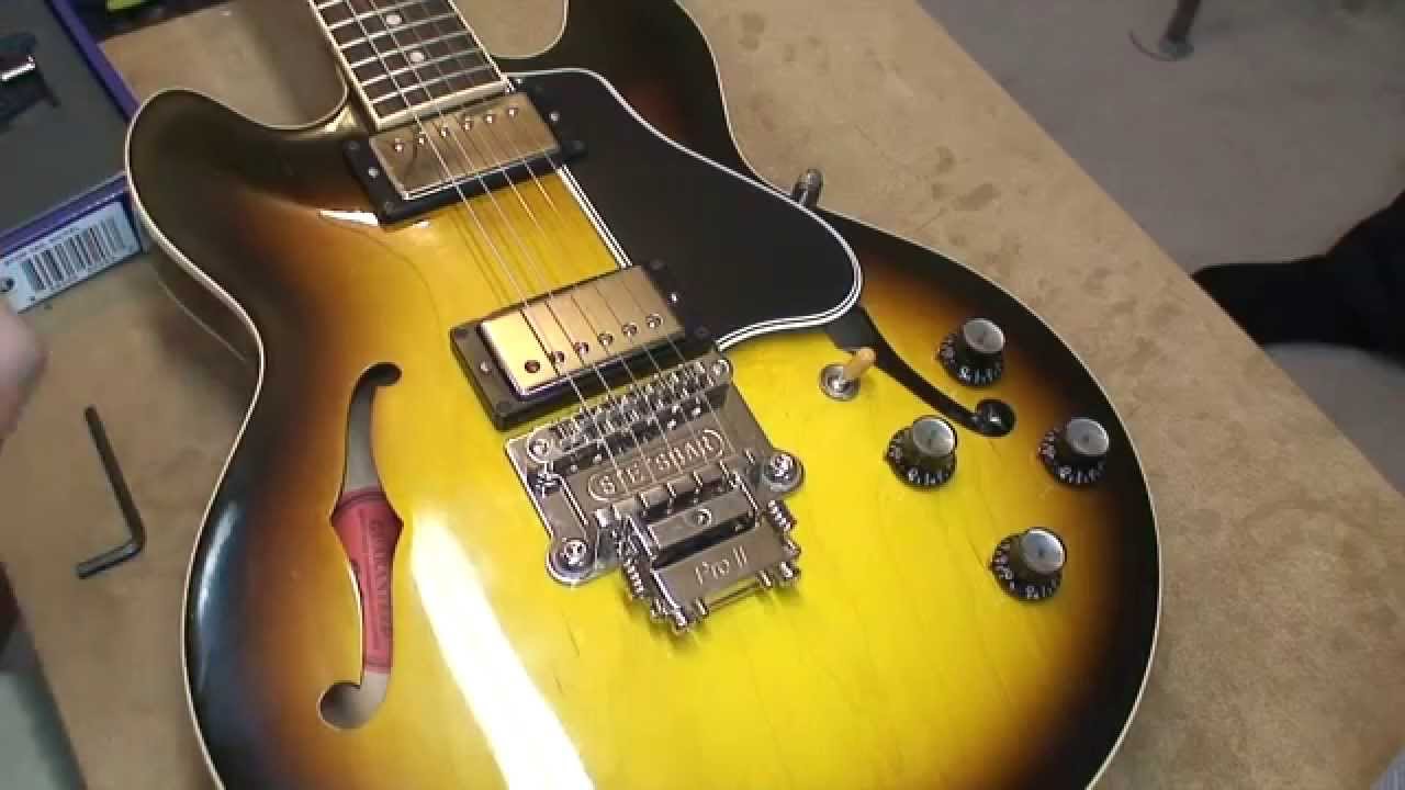 Stetsbar Pro II removal from a Gibson ES339 - YouTube