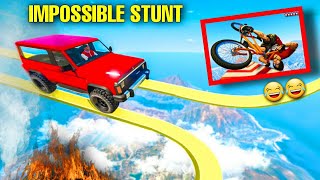 MOST IMPOSSIBLE HARDEST STUNT RACE GTA 5 MALAYALAM