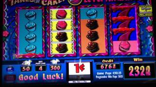 Takes the cake mini progressive hit #2 at max bet