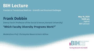 BIH Lecture: Frank Dobbin