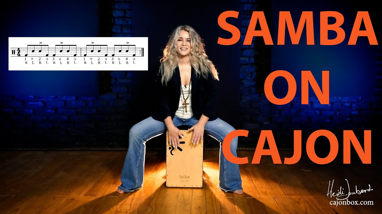 Samba on Cajon Lesson & Practise along / Heidi Joubert