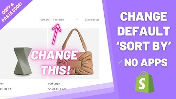 Change the "Sort By"