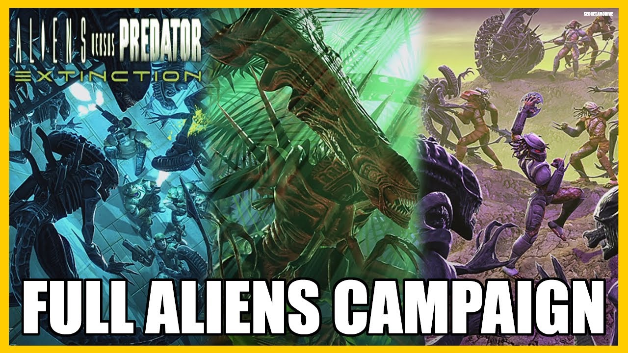 Full Aliens Campaign | 100% | Aliens vs. Predator: Extinction (2003 ...