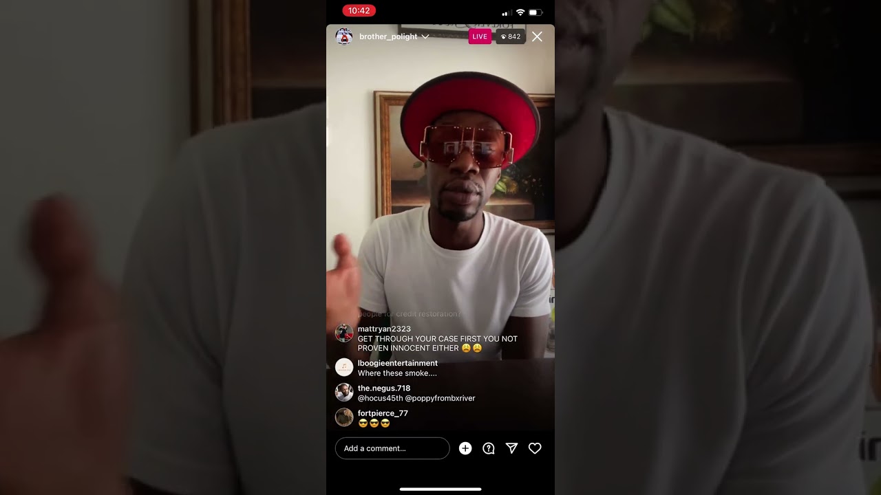 BROTHER POLIGHT GOES LIVE ON IG SAY HE DIDNT TAKE A PLEA OR PLEAD GUILTY TO CHILDMOLES DID HE DO IT?