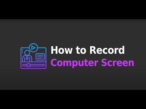 How to Record your Computer Screen | Free Screen Recorder