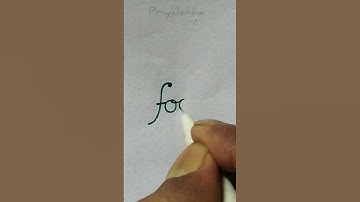 Simple Handwriting style for beginners | Good Cursive Handwriting Practice | #shorts #cursive #food
