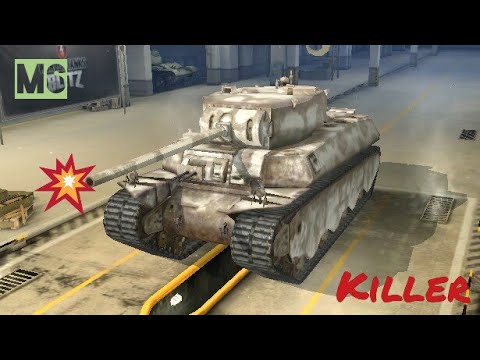 M6 kills 3 enemies in 60 seconds (WoT Blitz Gameplay)