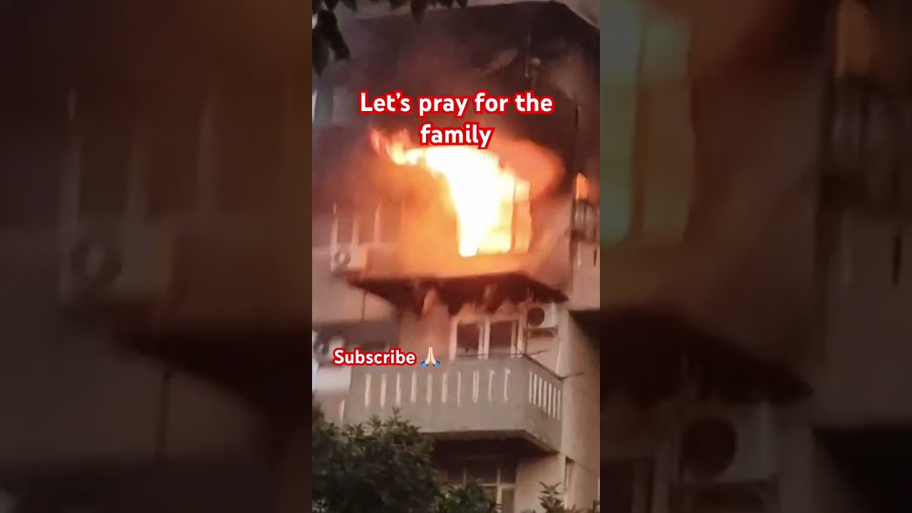 😭Fire at Dwarka sec-5 , Dholdhar society | Pray for family 