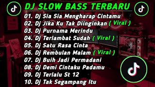 DJ SLOW BASS TERBARU 2023 || DJ VIRAL TIKTOK FULL BASS 🎵 DJ JANGAN PERGI | FULL ALBUM