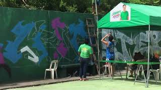 GRAFFITI BasketballCourt GARAY CIS CREW by HUSTWO 48 views 7 months ago 5 minutes, 20 seconds