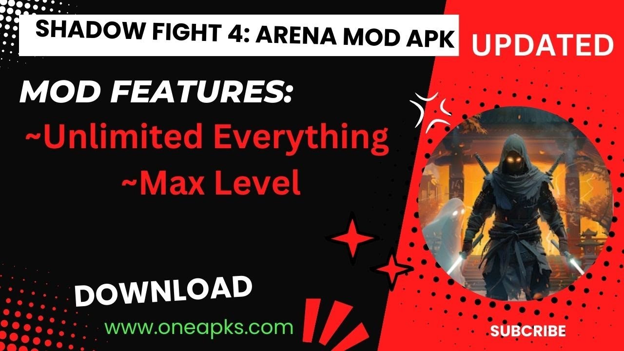 Shadow Fight 4 Arena Mod APK 1.9.40 Unlimited Everything YouTube