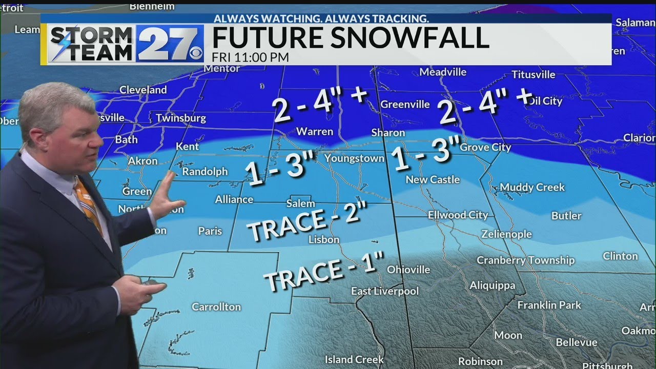 A good look at the Friday winter storm system - YouTube