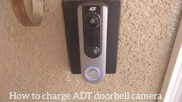 How to charge ADT doorbell camera