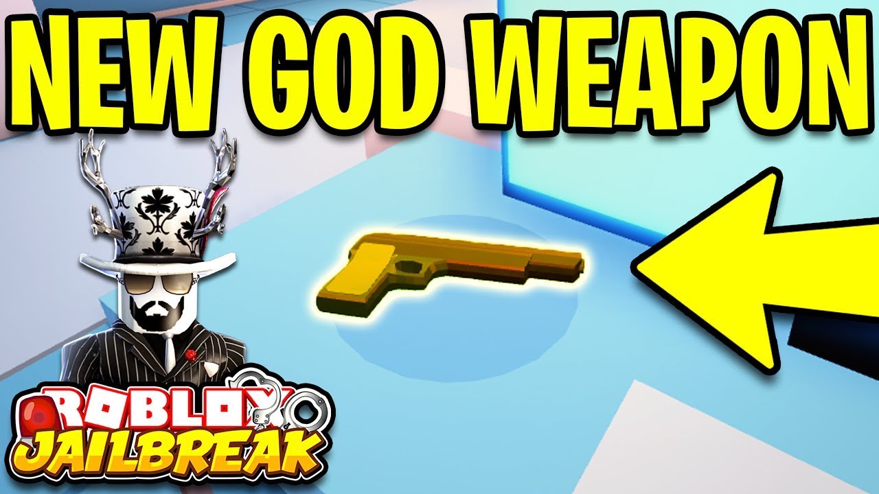 Jailbreak New God Pistol Sniper Rifle Confirmed Roblox Jailbreak New Update Youtube - glitch in roblox jailbreak pistol