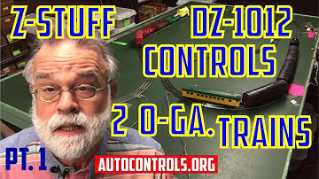 668-1/3: Z-Stuff DZ-1012 Block Detector+Relay Automatically Controls 2 O-Gauge Trains On 1 Mainline