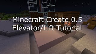 [1.18.2 / 0.5] Minecraft Create - Survival Friendly Multi-floor Elevator
