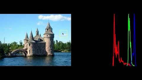 Histogram of the ROI