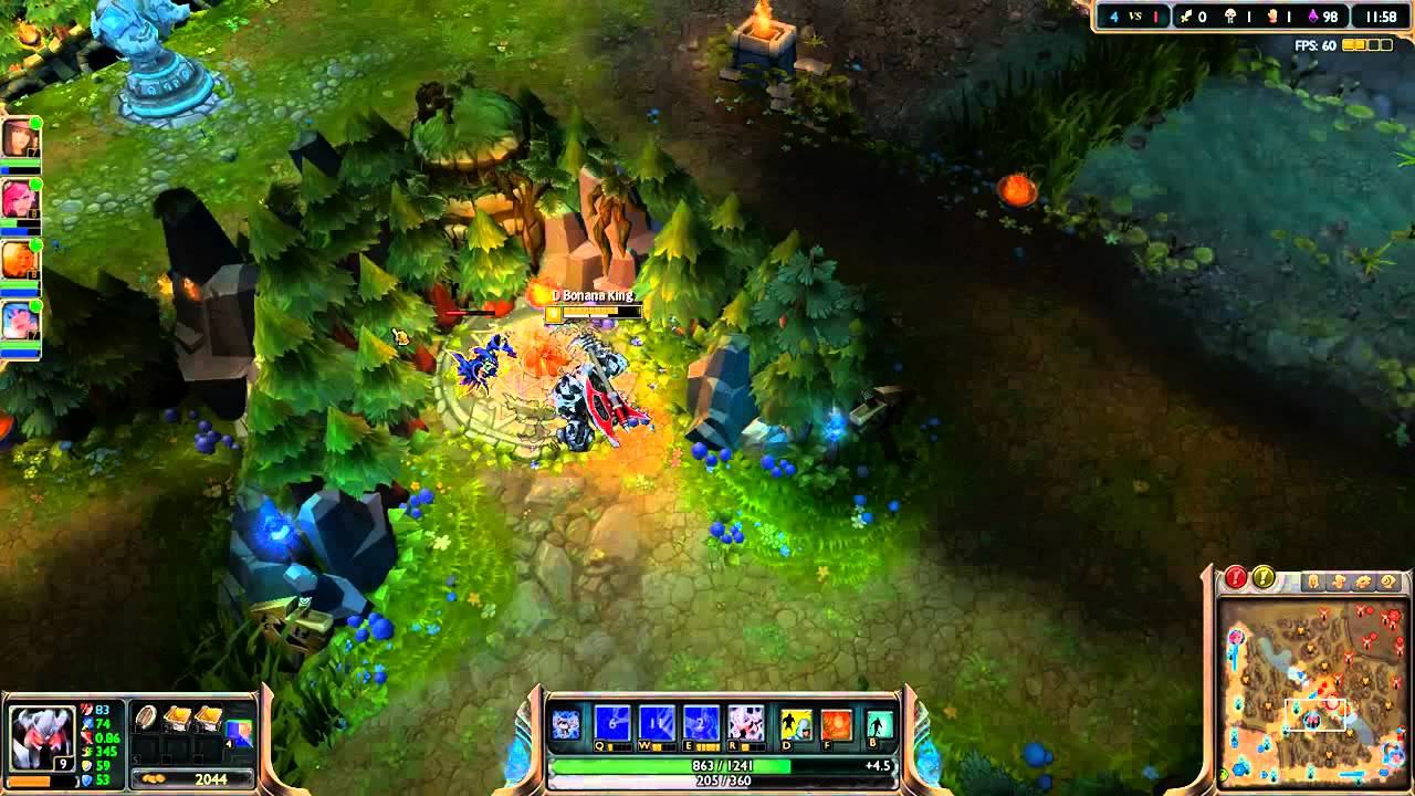 Mordekaiser Pentakill 1v5 Season 4 Pentakill LOL HD FULL - YouTube