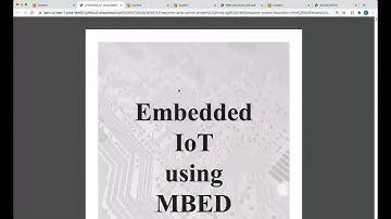 MCO455 Week 1 Theory Part 2 - Sep15th 2020 (Embedded IoT using MBED)