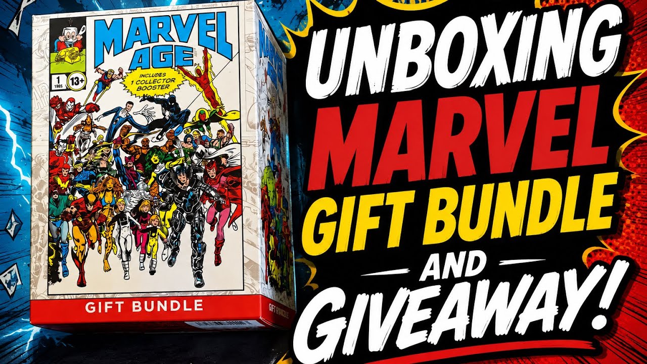 MTG Marvel Gift Bundle Unboxing and Giveaway - Channel's First