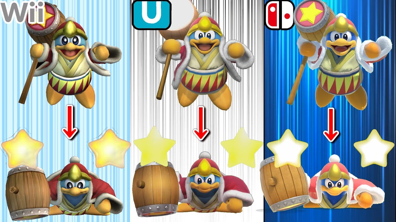 スーパーデデデジャンプの強さの変化を追ってみた(上B)【スマブラX～SP