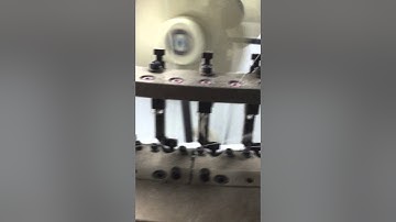 High speed single terry circular knitting machine running video