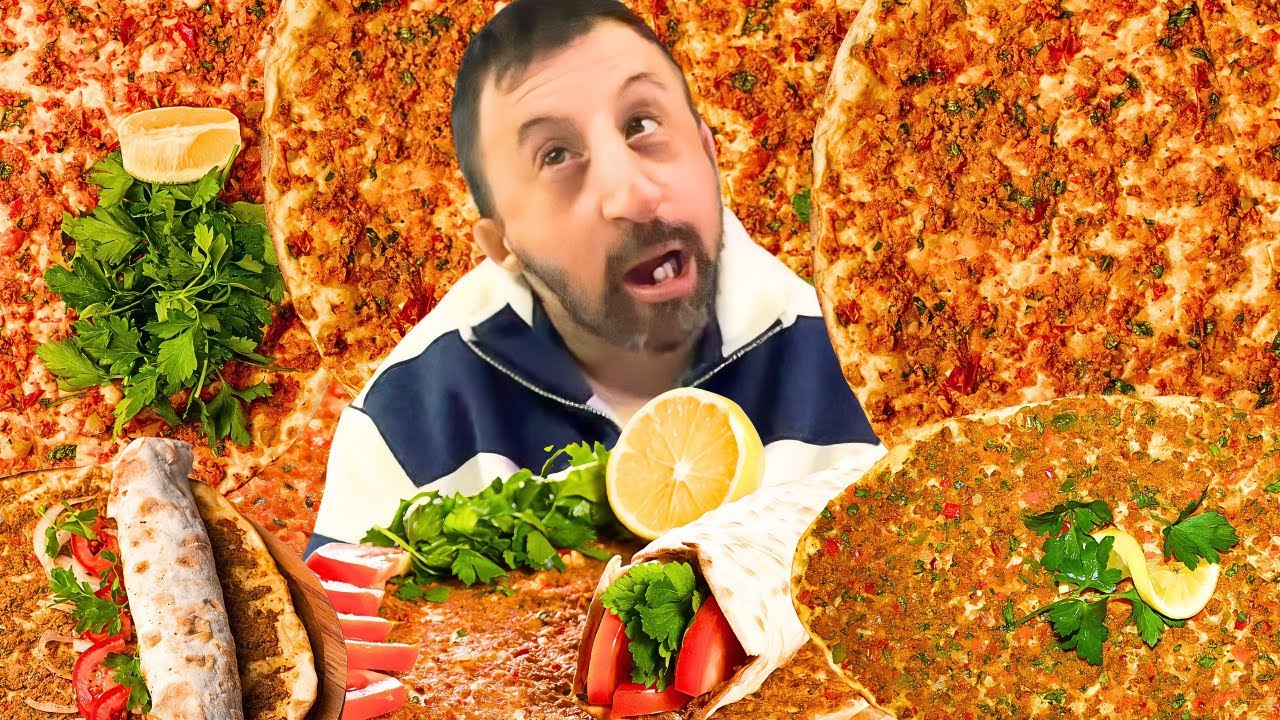 🔥 Köksal Baba атаковал Лахмакуна! 😱🍕 Последний момент в таком аппетите! ASMR