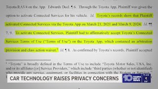 How Much Is Your Car Tracking You Polk County Man Suing Toyota Alleges Privacy Violations