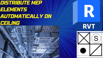 Place the ceiling elements automatically Lighting fixtures, Air Terminal, Sprinklers, etc