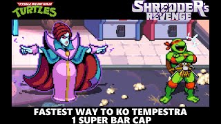#AD | TMNT Shredder's Revenge: The fastest way to KO Tempestra (1 SUPER bar rule Arcade mode) screenshot 3