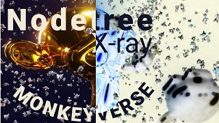Monkeyverse: sooo many monkeys... [Blender geometry nodes nodetree]