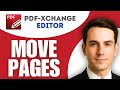 How To Move Pages In Pdf XChange Editor
