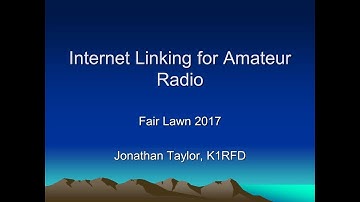 Jonathan Taylor K1RFD Architect of EchoLink - ARC 2,  Q&A   Demo