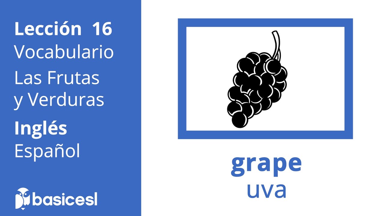 Lesson 16 | Fruits and Vegetables | Basic ESL WORKBOOK 2 | Translation ...