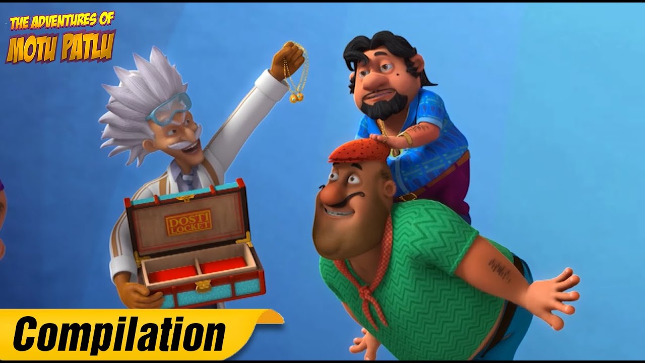 New Compilation  25  Hindi Cartoon  Motu Patlu  S13   spot