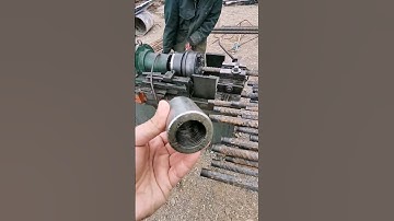 Rebar coupling - threading rebar production by machine