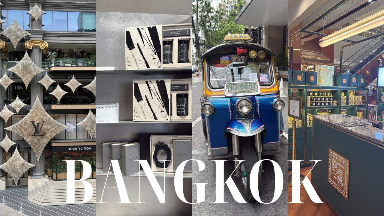 [Bangkok vlog] 🇹🇭 Эксклюзив из Бангкока  Стильный шоп-тур | Представляю вам вещи, которые я купила 🤎