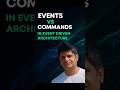 Event vs Commands Explained in 90 Seconds | Event-Driven Architecture | Microservices Architecture