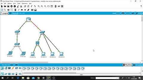 CCNAv7 - 9.1.3 Packet Tracer - Identify MAC and IP Addresses