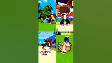 JJ and Mikey Which is the coolest? I like Herobrine at number one